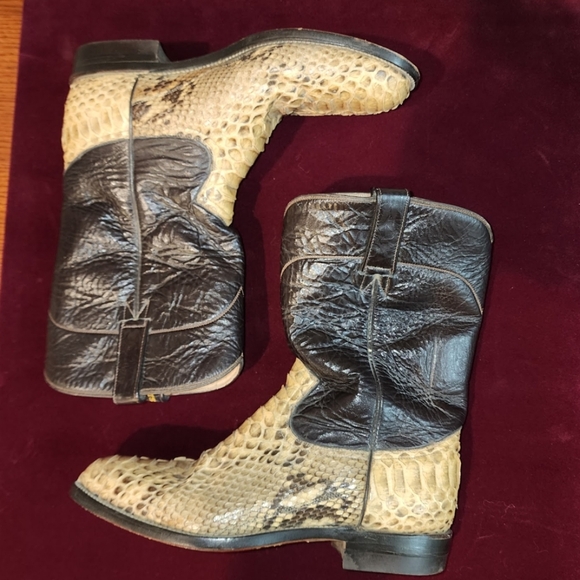 Rivers cowboy python boots size 8 - Picture 6 of 14